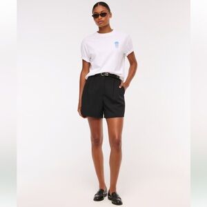 Abercrombie & Fitch - Black Tailored Shorts